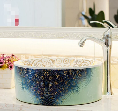 Bathroom washbasin counter basin vanities modern printing personalized ceramic basin 676
Bathroom washbasin counter basin vanities modern printing personalized ceramic basin 676