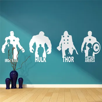 The Avengers Vinyl Wall Murals Superhero Iron Man Hulk Wall Decal Boys Room Decor Thor Captain America Character Sticker AJ647
The Avengers Vinyl Wall Murals Superhero Iron Man Hulk Wall Decal Boys Room Decor Thor Captain America Character Sticker AJ647