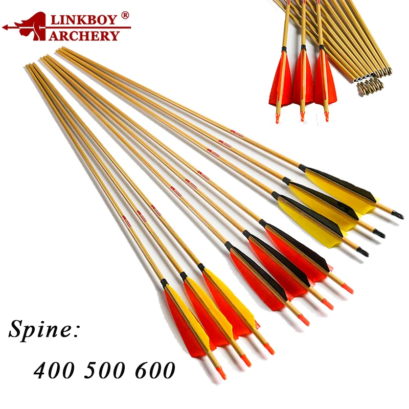 12pcs Archery Spine500 ID6.2mm Pure Carbon Arrows Bamboo Skin Completed 5''turkey Vanes Nock Insert Point 100gr for Bow Hunting
12pcs Archery Spine500 ID6.2mm Pure Carbon Arrows Bamboo Skin Completed 5''turkey Vanes Nock Insert Point 100gr for Bow Hunting