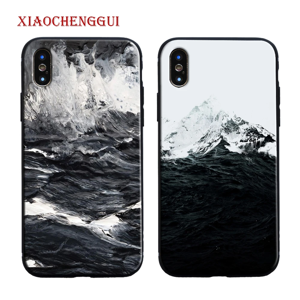 Black TPU Case For iPhone 6 6S Plus 5 5S SE Case Silicone Sea Wave Himalaya Mountain Cover For iPhone 7 8 Plus X XR XS Max Case 
Black TPU Case For iPhone 6 6S Plus 5 5S SE Case Silicone Sea Wave Himalaya Mountain Cover For iPhone 7 8 Plus X XR XS Max Case