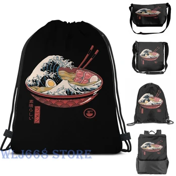 Funny graphic print shoulder Bags women Great Ramen Wave Single shoulder backpack travel for men Gym Bag
Funny graphic print shoulder Bags women Great Ramen Wave Single shoulder backpack travel for men Gym Bag
