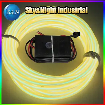 15M -Yellow EL Wire Tube Rope DC12V Powered Flexible Neon Light Car Decoration With Free Shipping
15M -Yellow EL Wire Tube Rope DC12V Powered Flexible Neon Light Car Decoration With Free Shipping