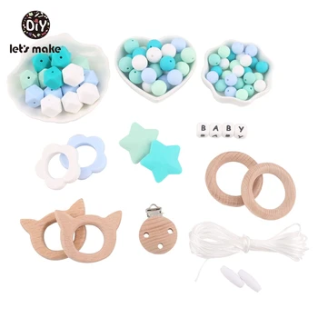 Let's Make Baby Teether 1Set DIY Pacifier Clips Chain Food Grade Silicone Wood Beads Teether Accessory Ecofriendly Nursing Gift
Let's Make Baby Teether 1Set DIY Pacifier Clips Chain Food Grade Silicone Wood Beads Teether Accessory Ecofriendly Nursing Gift