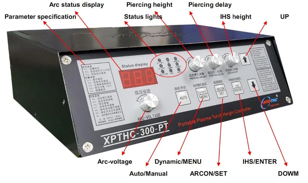 Hot selling CNC plasma portable cutting machine Torch Height Controller XPTHC-300-PT
Hot selling CNC plasma portable cutting machine Torch Height Controller XPTHC-300-PT