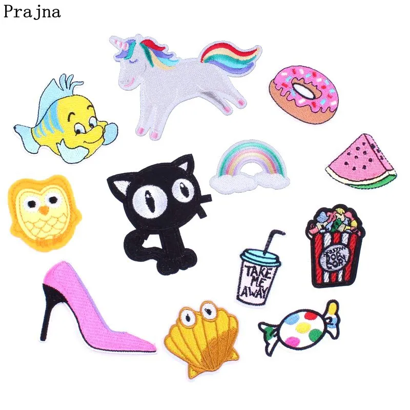 Prajna Anime Unicorn Fish Cat Patch Iron Sewing Patch Applique Badge Cute Embroidery Patch Cartoon Iron On Patches For Clothing
Prajna Anime Unicorn Fish Cat Patch Iron Sewing Patch Applique Badge Cute Embroidery Patch Cartoon Iron On Patches For Clothing