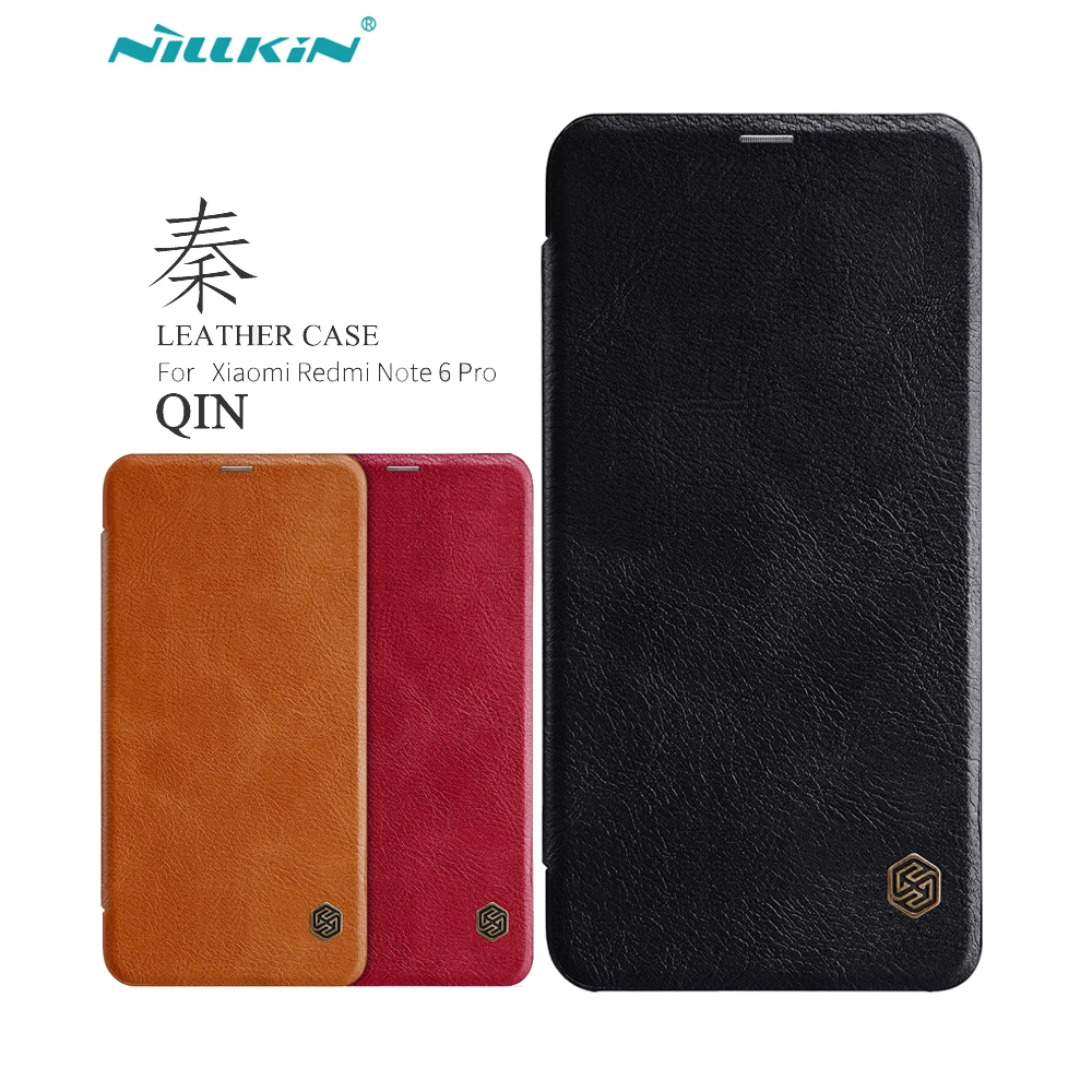 Xiaomi Redmi Note 6 Pro Case Nillkin Qin Series PU Leather Business Cover Flip Case For Xiaomi Redmi Note 6 Pro With Card Bag
Xiaomi Redmi Note 6 Pro Case Nillkin Qin Series PU Leather Business Cover Flip Case For Xiaomi Redmi Note 6 Pro With Card Bag