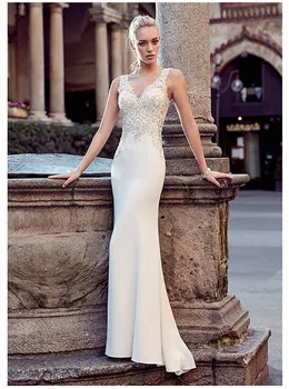 Snileven Mermaid Wedding Dress Beaded Crystal Lorie 2019 Lace Appliques Sexy Style Boho Bridal Gowns Wedding Gowns
Snileven Mermaid Wedding Dress Beaded Crystal Lorie 2019 Lace Appliques Sexy Style Boho Bridal Gowns Wedding Gowns