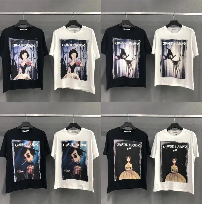 19SS Charlie luciano TEE Men Women 1:1 high quality Charlie luciano T shirt Mens Summer Style Charlie luciano T shirts
19SS Charlie luciano TEE Men Women 1:1 high quality Charlie luciano T shirt Mens Summer Style Charlie luciano T shirts