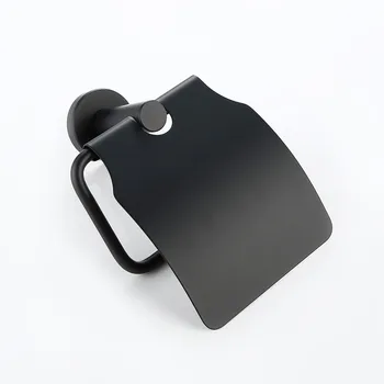 High Quality Fashion SUS304 Stainless Steel Matte Black& Brushed Gold Toilet Paper Holder With LidInstalled In The Bathroom
High Quality Fashion SUS304 Stainless Steel Matte Black& Brushed Gold Toilet Paper Holder With LidInstalled In The Bathroom
