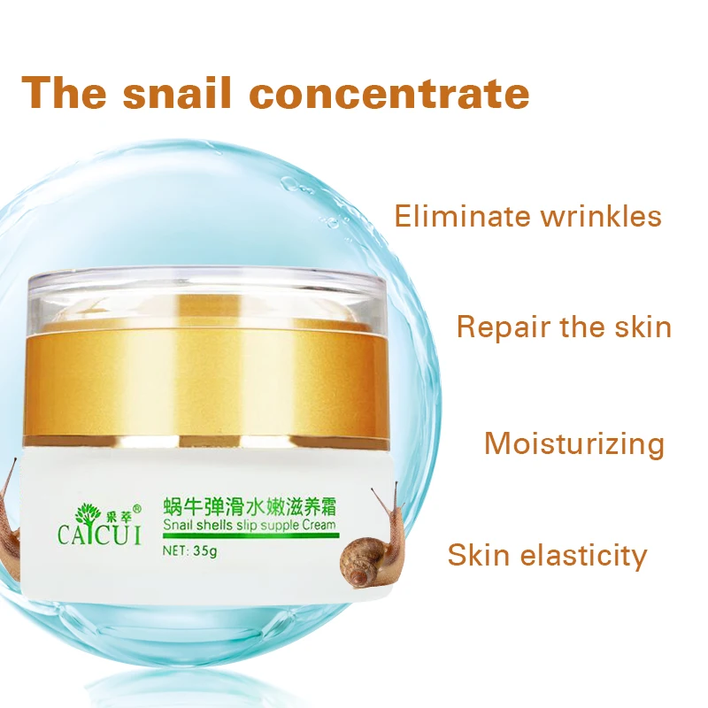35g Face Care Face Cream Day Creams Gold Snail Extract Anti-aging Anti Wrinkle Whitening Moisturizing Cream Acne Treatment Cream
35g Face Care Face Cream Day Creams Gold Snail Extract Anti-aging Anti Wrinkle Whitening Moisturizing Cream Acne Treatment Cream