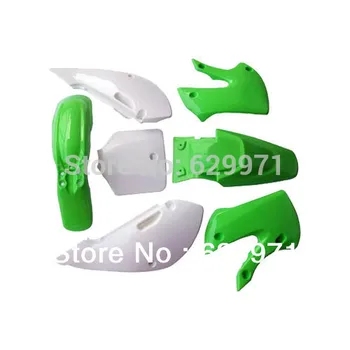 FOR KAWASAKI KLX110(02-09) DRZ 110 KX65(02-12) Plastic Body Kits Green e Pit bike plastic parts
FOR KAWASAKI KLX110(02-09) DRZ 110 KX65(02-12) Plastic Body Kits Green e Pit bike plastic parts