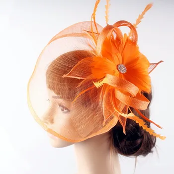 Orange classic sinamay material fascinator headpiece wedding hair accessories dance cocktail hatS suit for all season SYF289
Orange classic sinamay material fascinator headpiece wedding hair accessories dance cocktail hatS suit for all season SYF289
