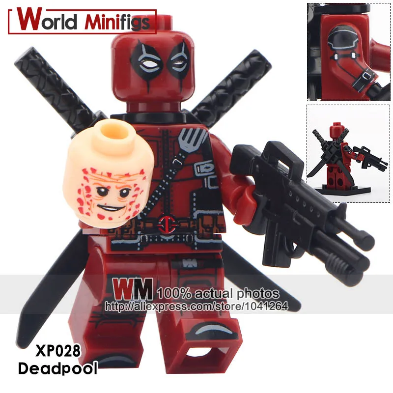 20PCS/LOT Super Heroes Deadpool Wade Winston Wilson New Mutants Building Blocks Action Model Bricks Children Gift Toys
20PCS/LOT Super Heroes Deadpool Wade Winston Wilson New Mutants Building Blocks Action Model Bricks Children Gift Toys