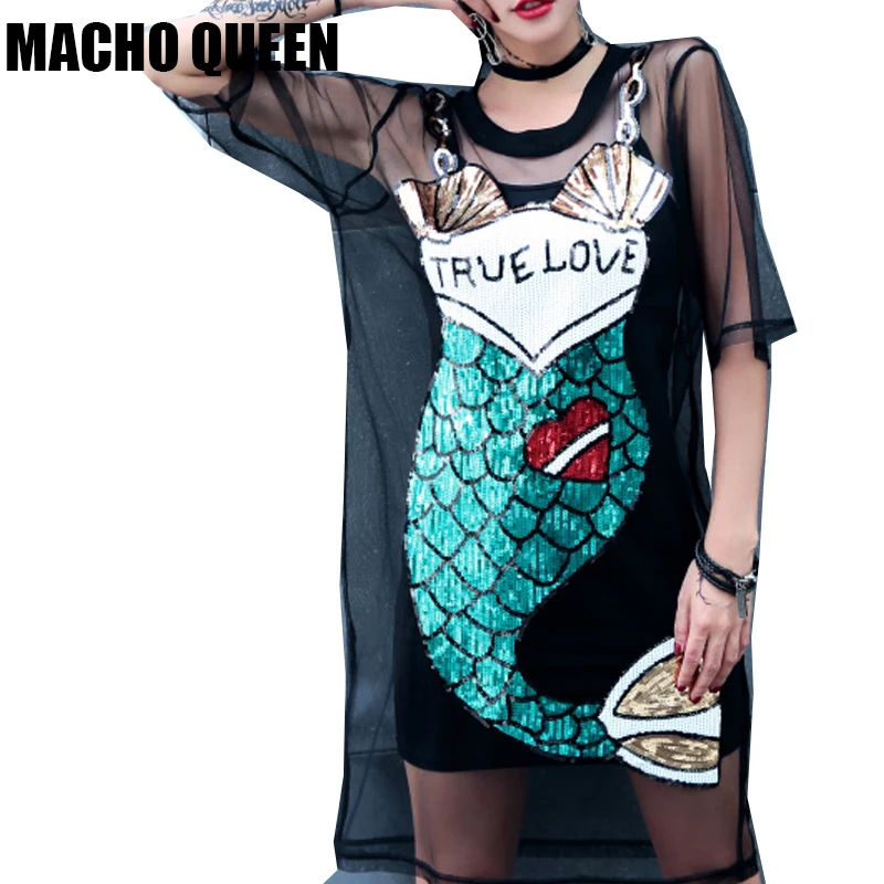 Summer Musical Festival Rave Outfits Dress Clothes Holographic Sequin Mermaid Dress Women Black Mesh Dress Perspective Dress
Summer Musical Festival Rave Outfits Dress Clothes Holographic Sequin Mermaid Dress Women Black Mesh Dress Perspective Dress
