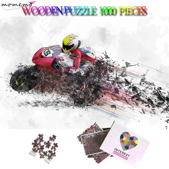 MOMEMO Racing Moto Jigsaw Puzzles 1000 Piece Wooden Puzzle 2D Creative 5075cm Giant Puzzle 1000 Pieces Toys for Adults Teens 
MOMEMO Racing Moto Jigsaw Puzzles 1000 Piece Wooden Puzzle 2D Creative 5075cm Giant Puzzle 1000 Pieces Toys for Adults Teens