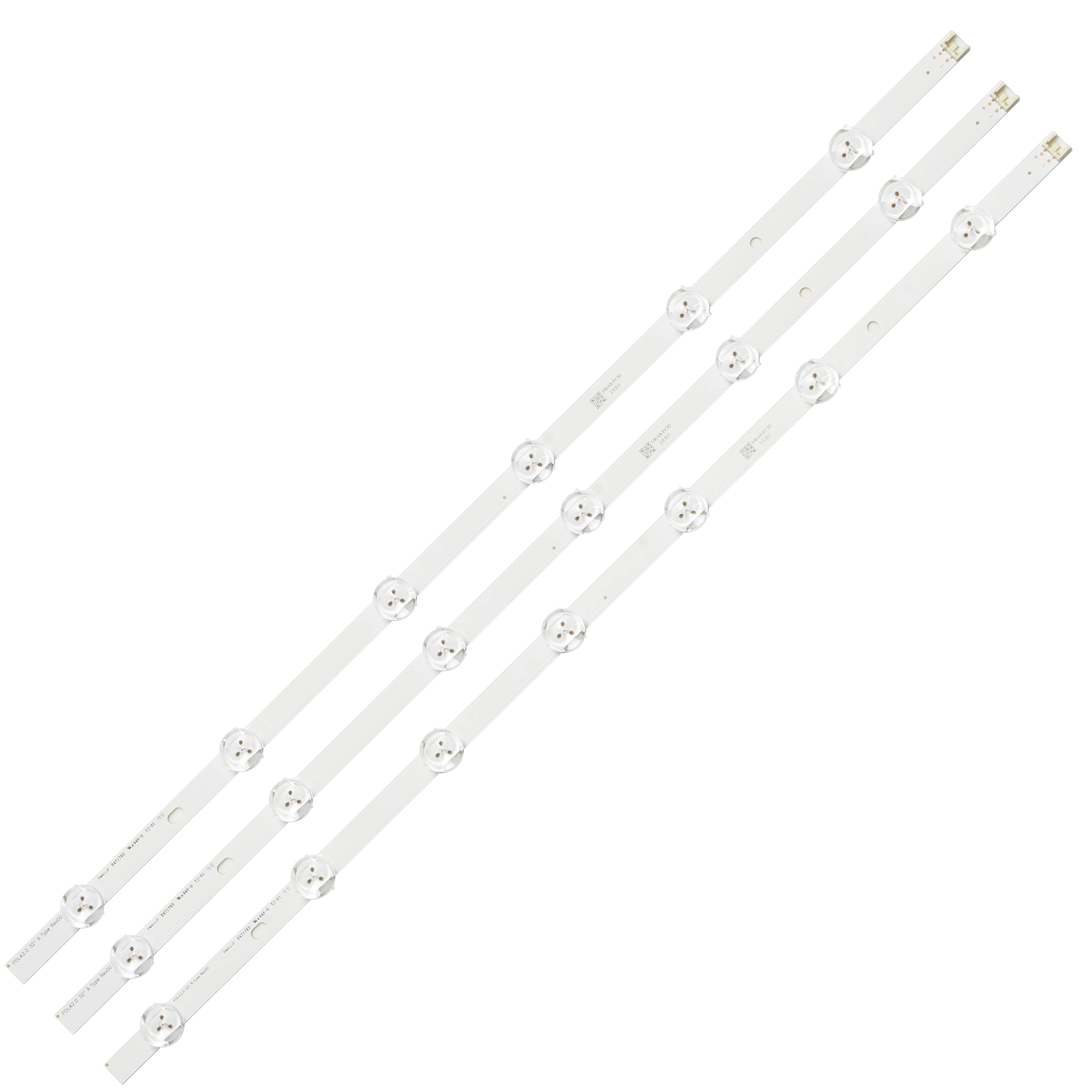3 PCS(2*A*6LEDs,1*B*7 LEDs) LED backlight for TV 32LN540 32LN550FD For LG Innotek POLA2.0 32" A/B type POLA 2.0
3 PCS(2*A*6LEDs,1*B*7 LEDs) LED backlight for TV 32LN540 32LN550FD For LG Innotek POLA2.0 32" A/B type POLA 2.0