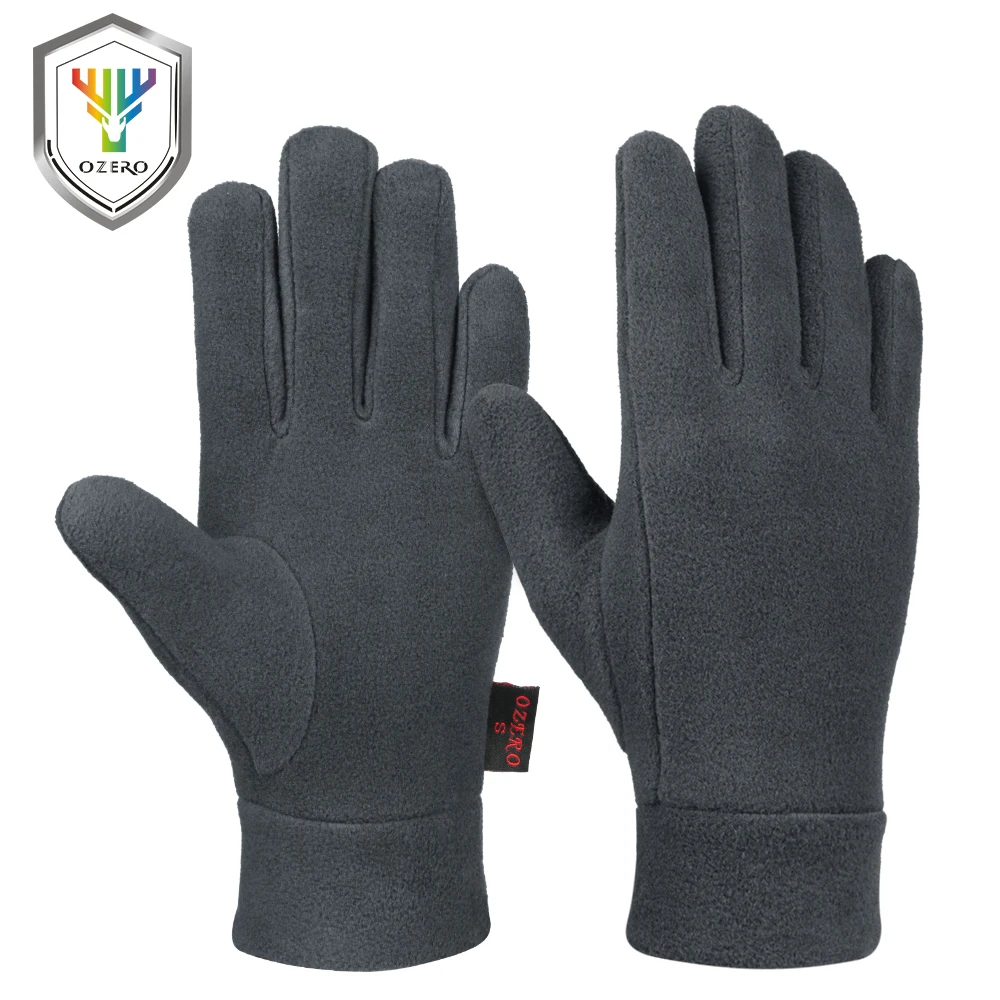 OZERO Warm Gloves Winter Glove Windproof Liners Thermal Polar Fleece Hands Warmer in Cold Weather for Men and Women Black Gray
OZERO Warm Gloves Winter Glove Windproof Liners Thermal Polar Fleece Hands Warmer in Cold Weather for Men and Women Black Gray