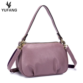 YUFANG Women Handbag Genuine Leather Ladies Messenger Bag Brand Leather Shoulder Bag For Female Double Zipper Lady Crossbody Bag
YUFANG Women Handbag Genuine Leather Ladies Messenger Bag Brand Leather Shoulder Bag For Female Double Zipper Lady Crossbody Bag