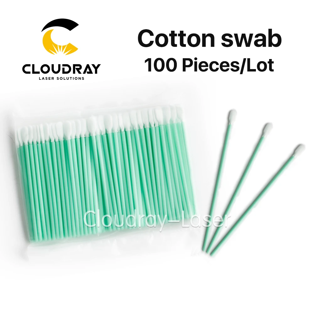 Cloudray 100pcs/Lot Size 100mm 160mm 121mm Nonwoven Cotton Swab Dust-proof For Clean Focus Lens And Protective Windows
Cloudray 100pcs/Lot Size 100mm 160mm 121mm Nonwoven Cotton Swab Dust-proof For Clean Focus Lens And Protective Windows