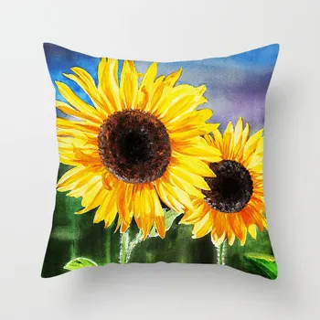 Fuwatacchi Floral Painted Cushion Covers Yellow Throw Pillows Sunflower Sun Pillow Cover for Home Sofa Chair Decoration 2019
Fuwatacchi Floral Painted Cushion Covers Yellow Throw Pillows Sunflower Sun Pillow Cover for Home Sofa Chair Decoration 2019