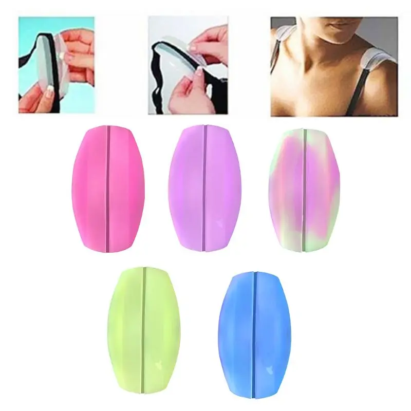 5 Colors Womens Soft Silicone Bra Strap Cushions Decompression Holder Gradient Candy Colored Non-Slip Shoulder Protectors Pads
5 Colors Womens Soft Silicone Bra Strap Cushions Decompression Holder Gradient Candy Colored Non-Slip Shoulder Protectors Pads