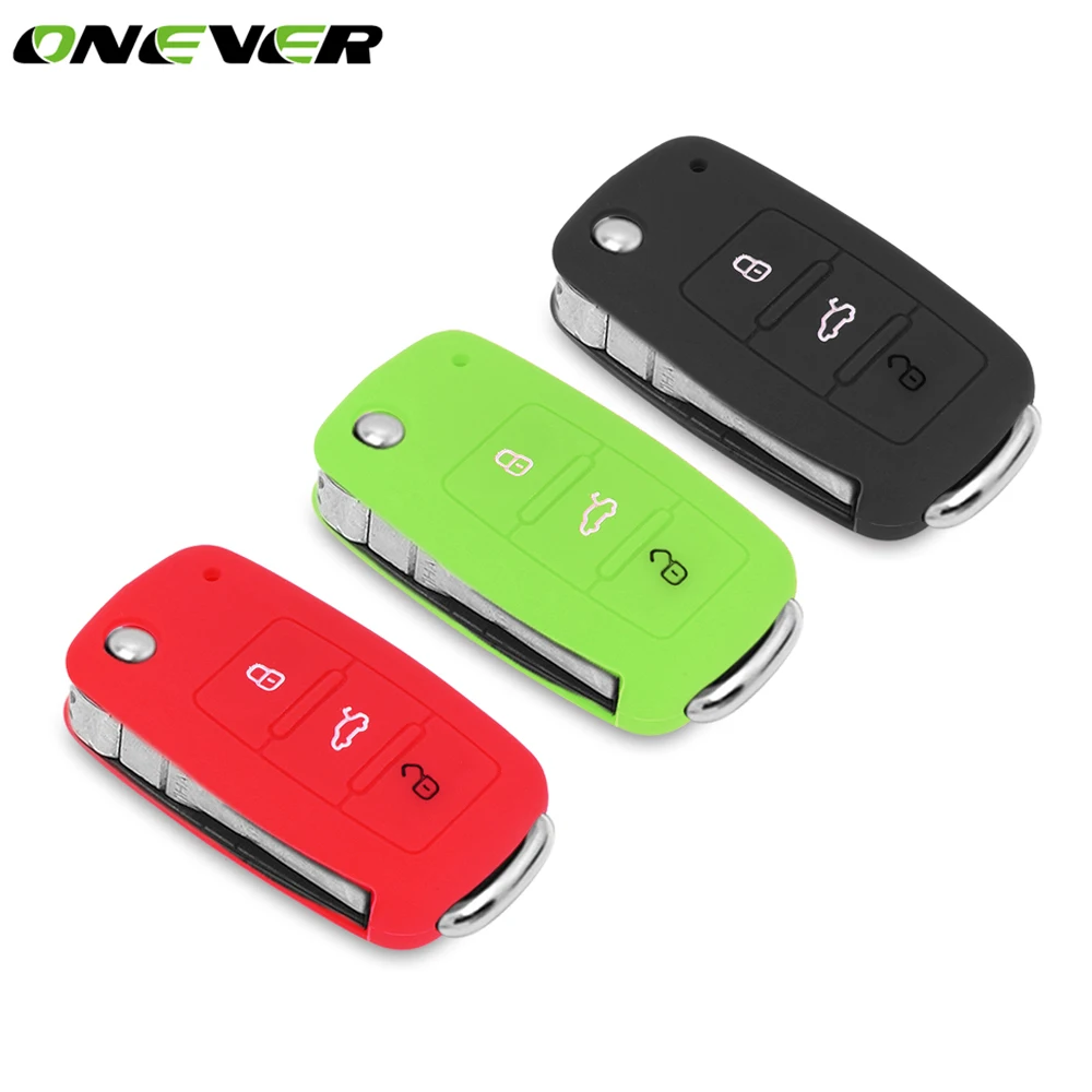 Onever 3 Buttons Silicone Rubber Car Key Case Shell non-slip Protective Cover Case for Volkswagen Soft Key Case For Auto Car
Onever 3 Buttons Silicone Rubber Car Key Case Shell non-slip Protective Cover Case for Volkswagen Soft Key Case For Auto Car