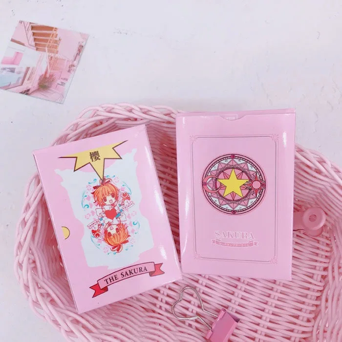 Anime Cardcaptor Sakura Clow Card Cosplay Props KINOMOTO SAKURA Card Captor Sakura Cards Tarot 54pcs 2 Types
Anime Cardcaptor Sakura Clow Card Cosplay Props KINOMOTO SAKURA Card Captor Sakura Cards Tarot 54pcs 2 Types