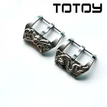 TOTOY Polished Silver Buckle 20MM 22MM 24MM Embossed Men's Buckle, Devil Dragon Buckle, Fast Delivery
TOTOY Polished Silver Buckle 20MM 22MM 24MM Embossed Men's Buckle, Devil Dragon Buckle, Fast Delivery