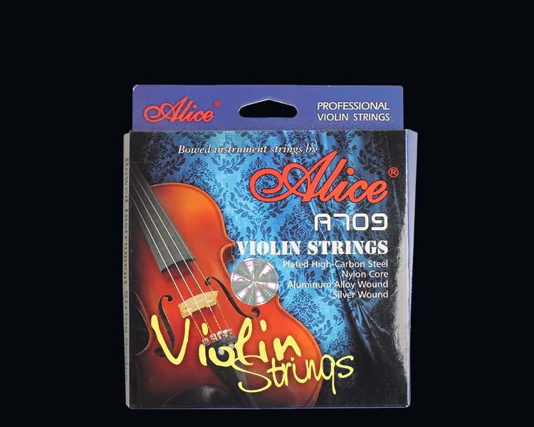 A709 Plated High-carbon Steel Nylon Core Aluminum Alloy Wound Silver Wound Violin Strings
A709 Plated High-carbon Steel Nylon Core Aluminum Alloy Wound Silver Wound Violin Strings