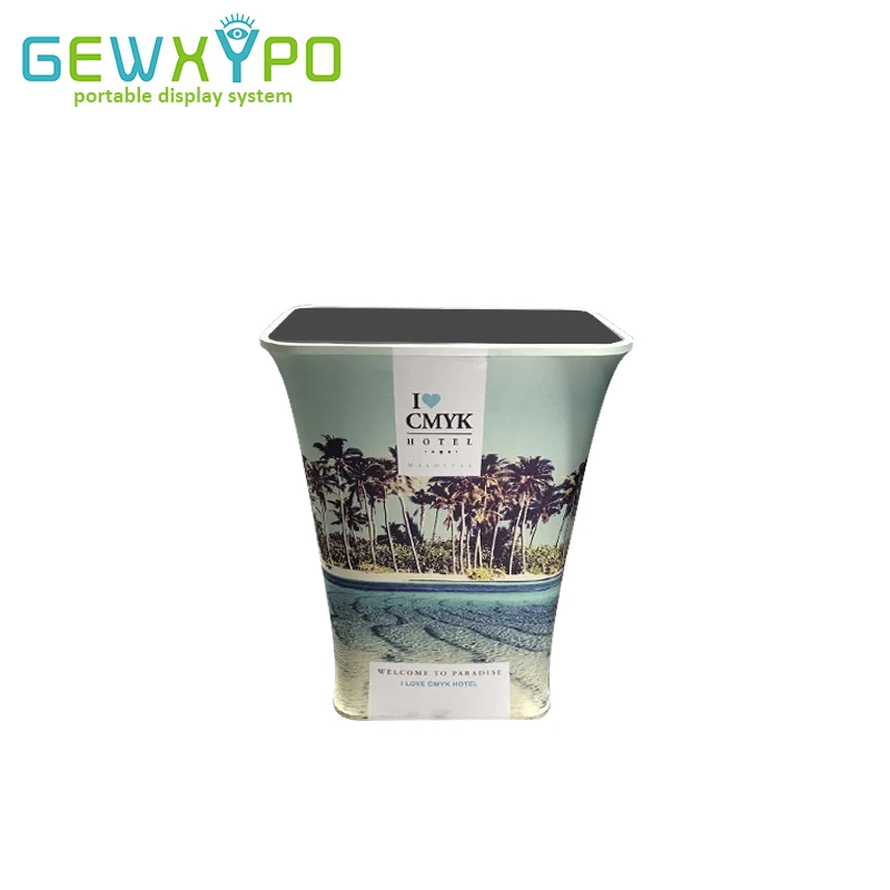 Trade Show Booth Tension Fabric Square Bar Counter Display With Full Color Banner Printing,Durable Podium Promotion Table
Trade Show Booth Tension Fabric Square Bar Counter Display With Full Color Banner Printing,Durable Podium Promotion Table