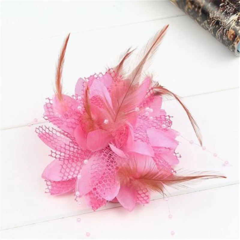 Women Small Sinamay Fascinators Feather Flowers Hair Clip Bridal Hair Accessories For Wedding 8Colors
Women Small Sinamay Fascinators Feather Flowers Hair Clip Bridal Hair Accessories For Wedding 8Colors