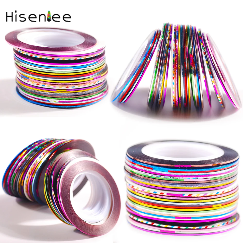 31 Rolls/Lot 1mm Mixed Color Nail Art Striping Tape Line Glitter Decorations Sticker DIY Nail Line Foil Nail Sticker Tips Tools
31 Rolls/Lot 1mm Mixed Color Nail Art Striping Tape Line Glitter Decorations Sticker DIY Nail Line Foil Nail Sticker Tips Tools