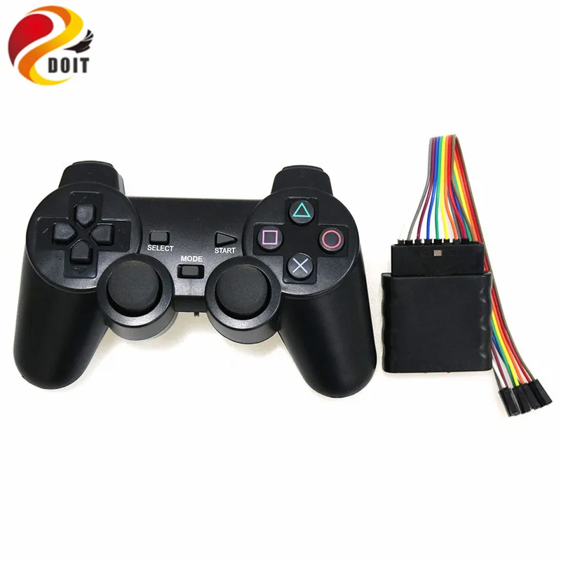 Wireless Game Gamepad Joystick For PS2 Controller Servo Playstation Console Dualshock Gaming Joypad For PS 2 Robot handle RC Toy
Wireless Game Gamepad Joystick For PS2 Controller Servo Playstation Console Dualshock Gaming Joypad For PS 2 Robot handle RC Toy