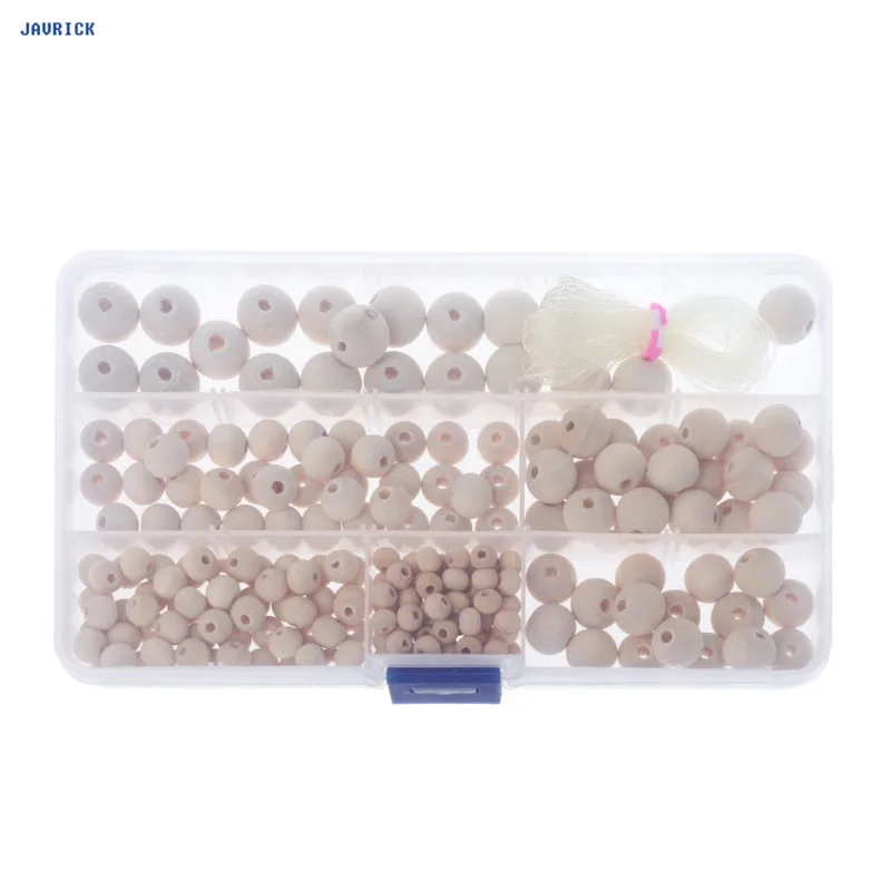 JAVRICK 220Pcs Natural Round Loose Wood Beads Jewelry Making Bracelet Necklace With Box
JAVRICK 220Pcs Natural Round Loose Wood Beads Jewelry Making Bracelet Necklace With Box