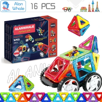 16pcs Vehicle Wow Set Creative Cars Magnetic Model Building Blocks ABS Plastic Designer Enlighten 3D Brain Traning Toys Bricks
16pcs Vehicle Wow Set Creative Cars Magnetic Model Building Blocks ABS Plastic Designer Enlighten 3D Brain Traning Toys Bricks