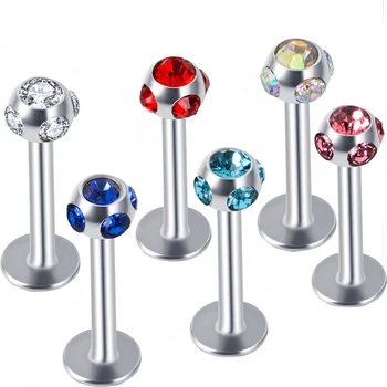 JUNLOWPY Steel Crystal Labret Monroe Lip Ring Tragus Stud Helix Cartilage Earring Barbell Piercings 6mm 8mm Mix 10 Colors 200pcs
JUNLOWPY Steel Crystal Labret Monroe Lip Ring Tragus Stud Helix Cartilage Earring Barbell Piercings 6mm 8mm Mix 10 Colors 200pcs