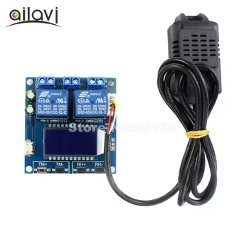 Temperature Humidity Control Converter With Sensor LED Digital Dispaly Dual Output Automatic constant temperature and humidity
Temperature Humidity Control Converter With Sensor LED Digital Dispaly Dual Output Automatic constant temperature and humidity
