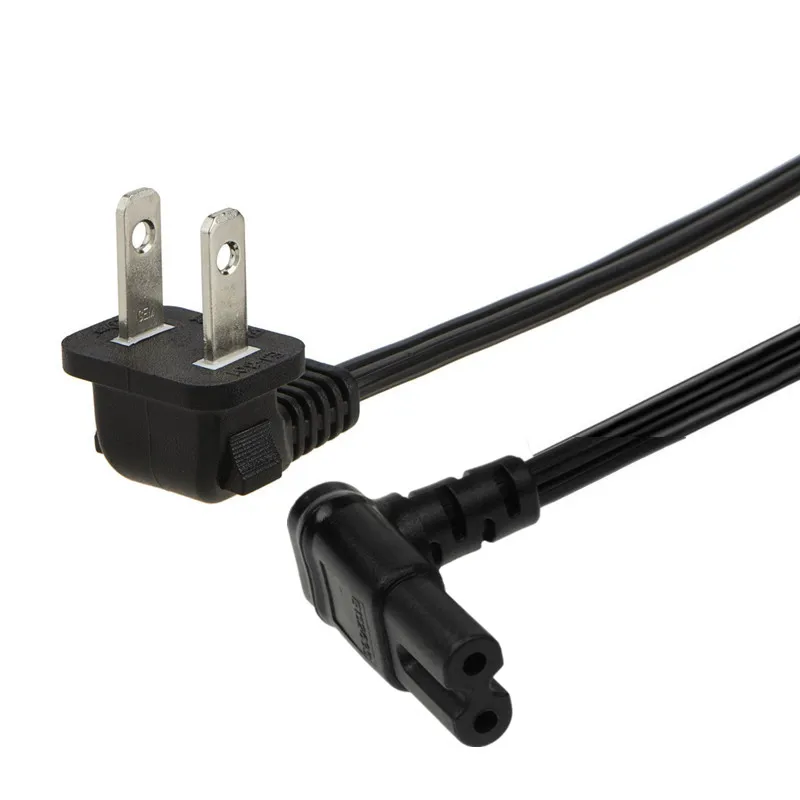 Double Elbow Angled Japan JP 2 Pin Plug to IEC 320 C7 female Short Cord Digital Portable Conversion Power Cable 50cm 0.5M
Double Elbow Angled Japan JP 2 Pin Plug to IEC 320 C7 female Short Cord Digital Portable Conversion Power Cable 50cm 0.5M