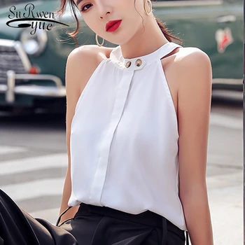 blusas mujer de moda 2019 plus size tops womens tops and blouses womens clothing women shirts Sleeveless Solid Halter 4286 50
blusas mujer de moda 2019 plus size tops womens tops and blouses womens clothing women shirts Sleeveless Solid Halter 4286 50