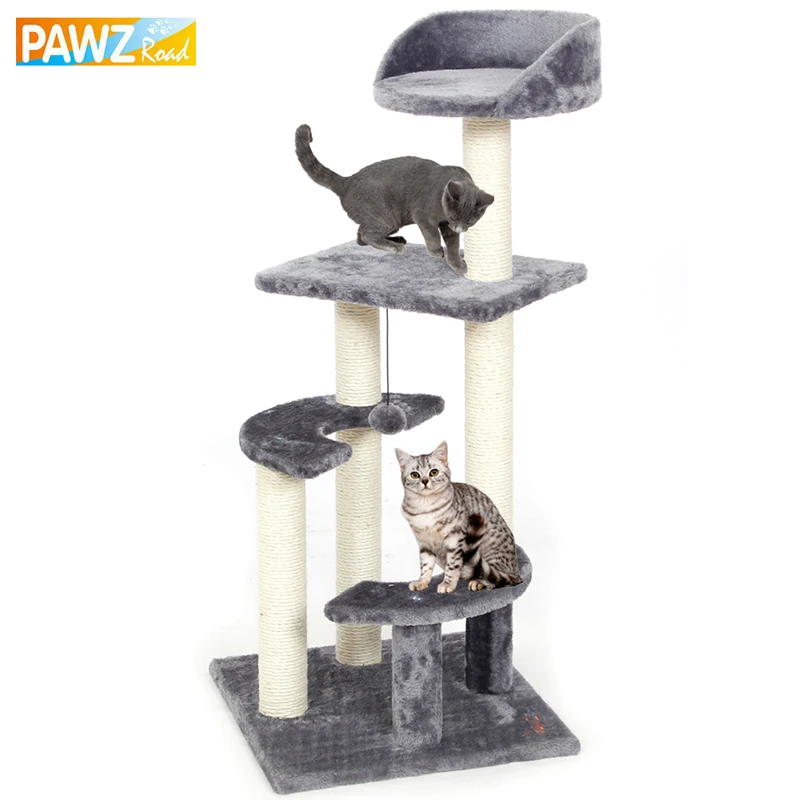 Domestic Delivery H100 Pet Cat Climbing Tree Toys Play Scratching Solid Wood Cats Climb Frame Good Quality Pet Supplies 3 Colors
Domestic Delivery H100 Pet Cat Climbing Tree Toys Play Scratching Solid Wood Cats Climb Frame Good Quality Pet Supplies 3 Colors