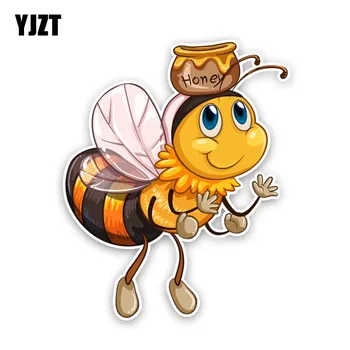 YJZT 15.7CM*19.3CM Bees Top The Honey Jar PVC Car Sticker Personality Decal 12-300675
YJZT 15.7CM*19.3CM Bees Top The Honey Jar PVC Car Sticker Personality Decal 12-300675