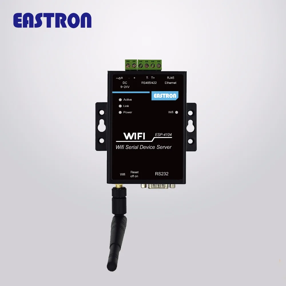 Eastron ESP-4104 WIFI module RJ45 Ethernet to RS232 RS485 RS422 Converter wireless Serial Device Server
Eastron ESP-4104 WIFI module RJ45 Ethernet to RS232 RS485 RS422 Converter wireless Serial Device Server