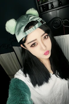 B179125 fashion 2018 satin with double rabbit fur double pompom Shiny cap, hair accessories for women
B179125 fashion 2018 satin with double rabbit fur double pompom Shiny cap, hair accessories for women