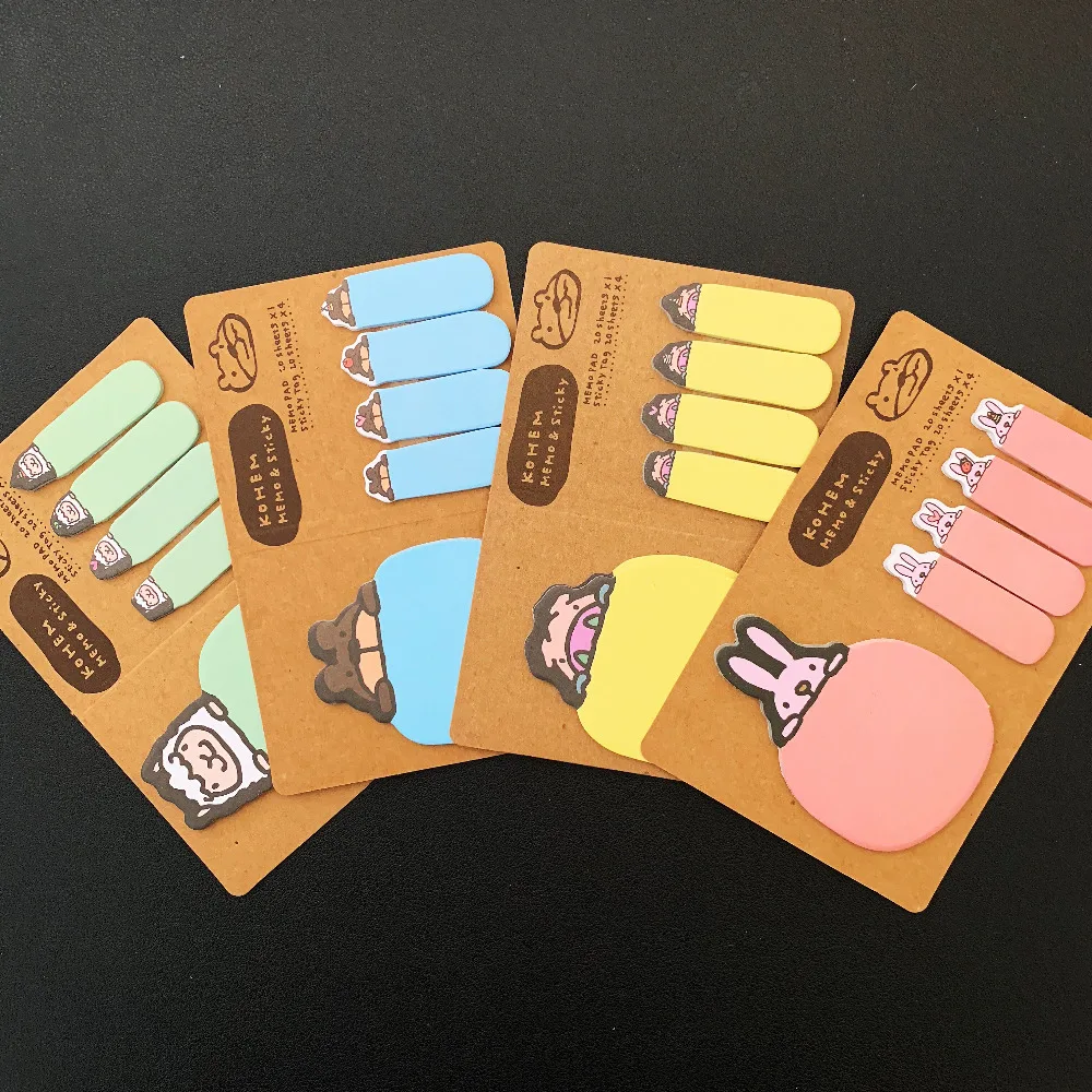 Kawaii Bear Sheep Rabbit Piggy Paper Memo Pad Sticky Notes Bookmarks Message Sticker Decor Student Stationery
Kawaii Bear Sheep Rabbit Piggy Paper Memo Pad Sticky Notes Bookmarks Message Sticker Decor Student Stationery