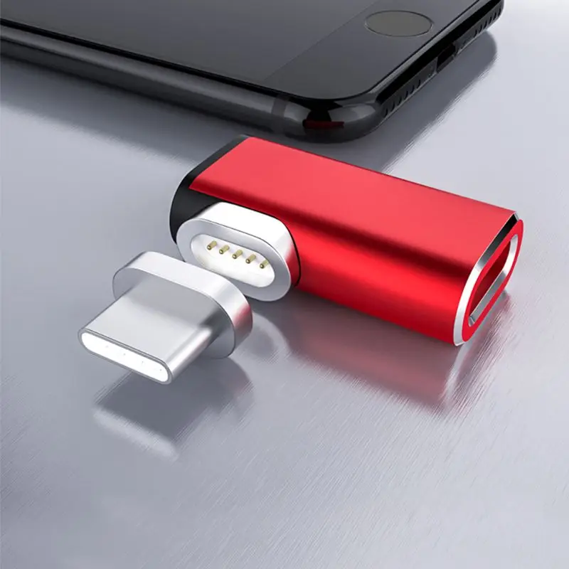 Type C Magnetic Adapter Converter USB-C Cable 90 Degree Charging Connector for Apple Macbook
Type C Magnetic Adapter Converter USB-C Cable 90 Degree Charging Connector for Apple Macbook