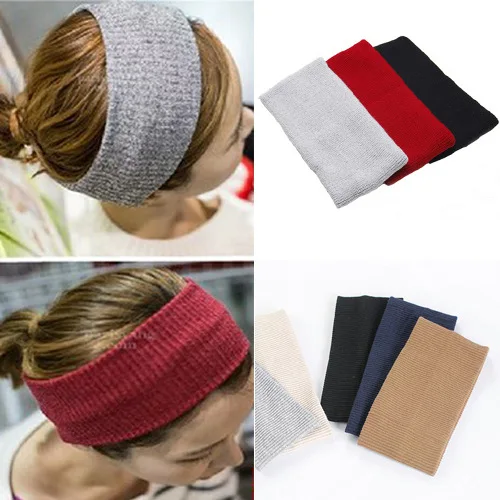 Women New Turban Headband Girls Plain Warm Winter Elastic Hair Band Knitted Fabric Hair Accessories Head Wrap bandeau de femmes
Women New Turban Headband Girls Plain Warm Winter Elastic Hair Band Knitted Fabric Hair Accessories Head Wrap bandeau de femmes