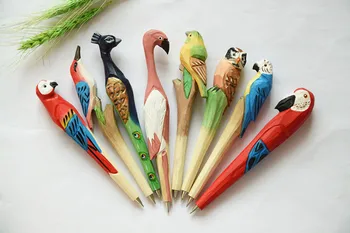 10pcs/lot Wooden craft animals pen Classic wooden animals Hand-carved pens Creative stationery wood ballpoint pen
10pcs/lot Wooden craft animals pen Classic wooden animals Hand-carved pens Creative stationery wood ballpoint pen