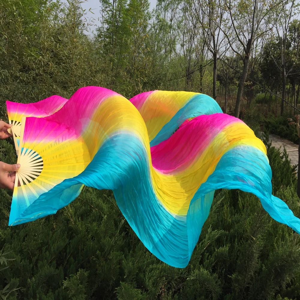 free-shipping Vertical color 100% real natural Silk bellydance Fans Veils 1.8x0.9m size Blue+Yellow+Pink wholesale
free-shipping Vertical color 100% real natural Silk bellydance Fans Veils 1.8x0.9m size Blue+Yellow+Pink wholesale