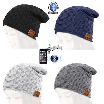2020 New Fashion Happy-top Wireless Bluetooth Beanie Hat 4.2 Unisex Winter Warm Knitted Cap Support mobile phones/computers
2020 New Fashion Happy-top Wireless Bluetooth Beanie Hat 4.2 Unisex Winter Warm Knitted Cap Support mobile phones/computers
