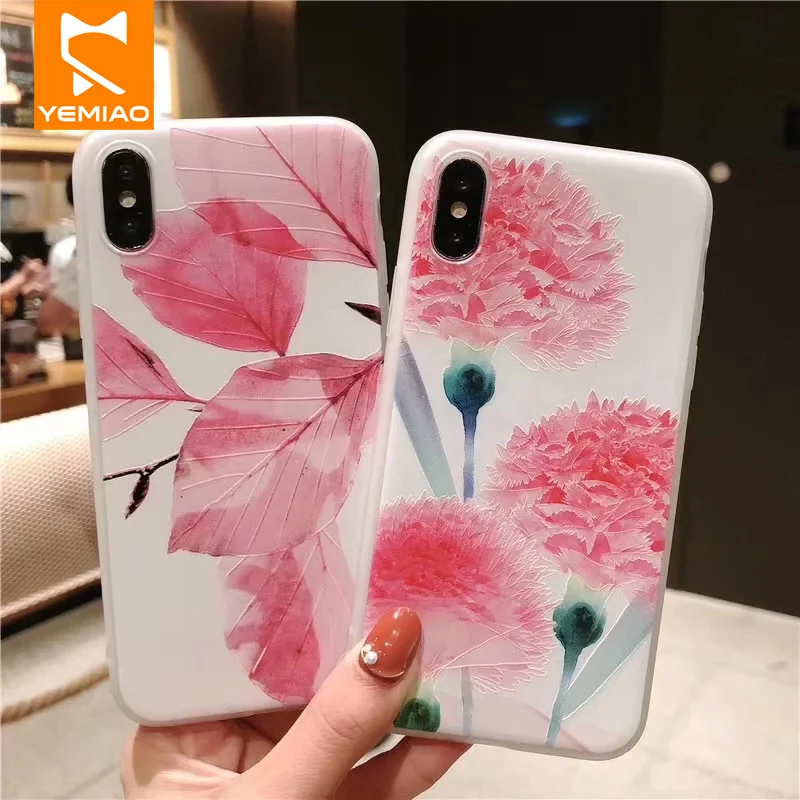 Pink Flower Case For iPhone 7 8 Plus 6 6S Plus XS Max Luxury Silicone Cover Cases Slim Soft Cover For iPhone X XR 10 Case Women
Pink Flower Case For iPhone 7 8 Plus 6 6S Plus XS Max Luxury Silicone Cover Cases Slim Soft Cover For iPhone X XR 10 Case Women